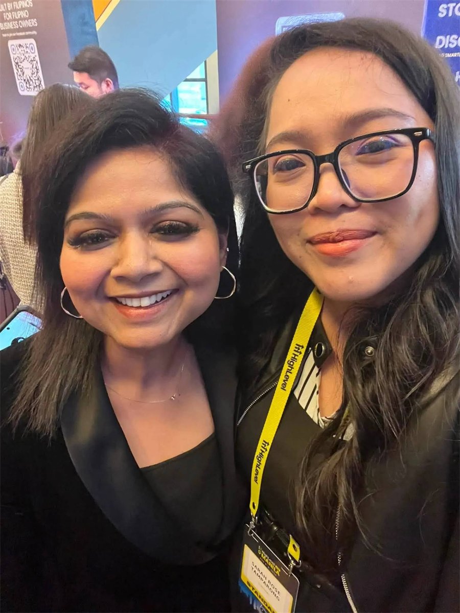 Coach Sarah with Dr. Priya Jaganathan, founder of HL Growth Partner